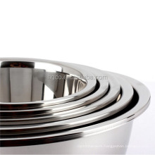 S S 201 stainless steel soup basin metal shallow basin